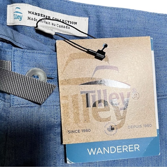 Tilley Wanderer Shorts Brandon Short BLBS1 Blue Size 30 - Picture 6 of 14